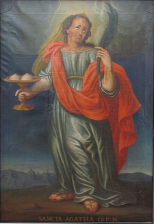 H. Agatha, martelares St. Augustinuskerk