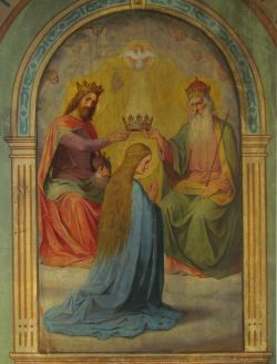 Maria wordt in de hemel gekroond, St. Augustinuskerk.